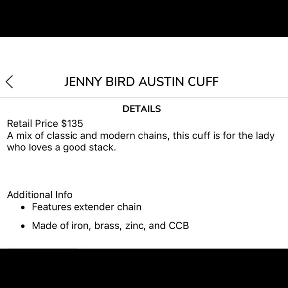 Jenny Bird Cuff - Picture 2 of 2